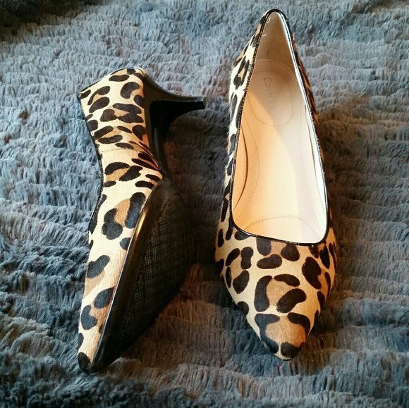 Calvin Klein Shoes - Calvin Klein leopard heels